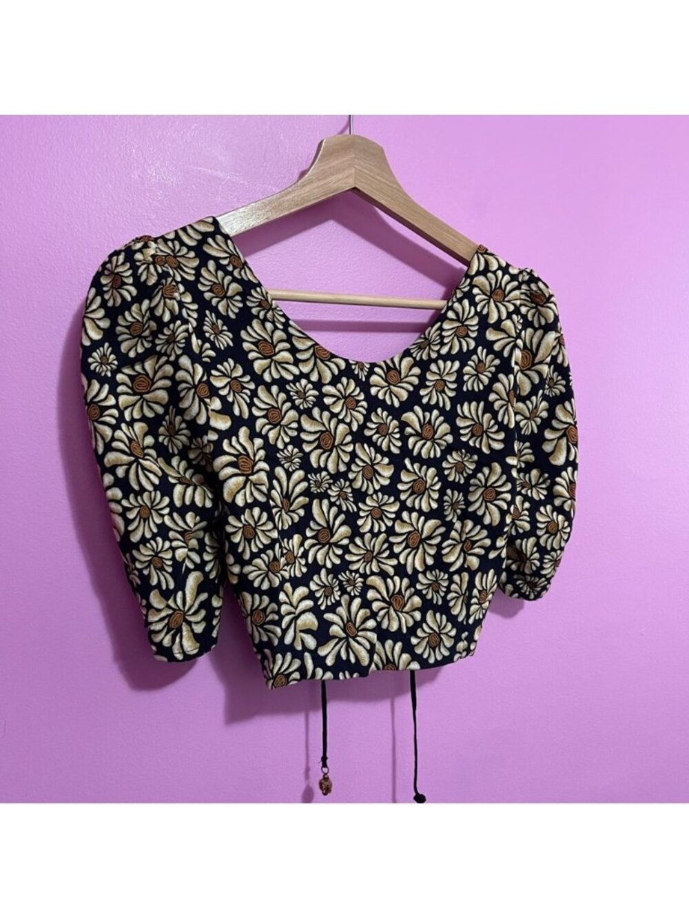 FARM Rio Reversible Crop Top Floral Women’s Small Bem Me‎ Quer - Picture 6 of 14